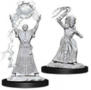 D&D Nolzurs Marvelous Unpainted Miniatures: Drow Mage & Drow Priestess