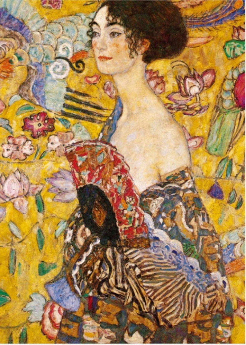 Puzzle Klimt 1000 Pièces Lady with a Fan