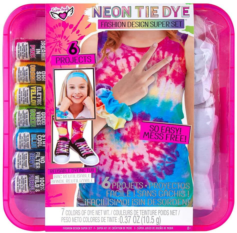 Fashion Angels Neon Tie Dye Fashion Design Super Set