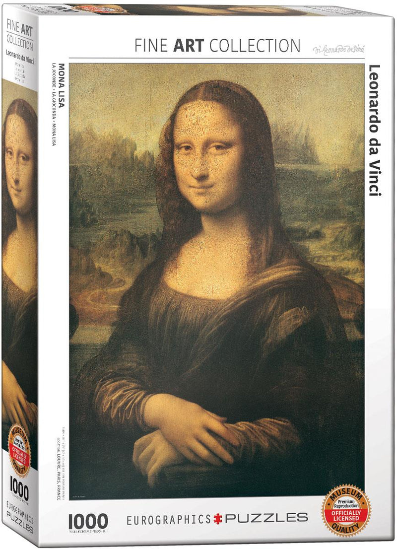 Eurographics 1000P Mona Lisa par Leonardo da Vinci