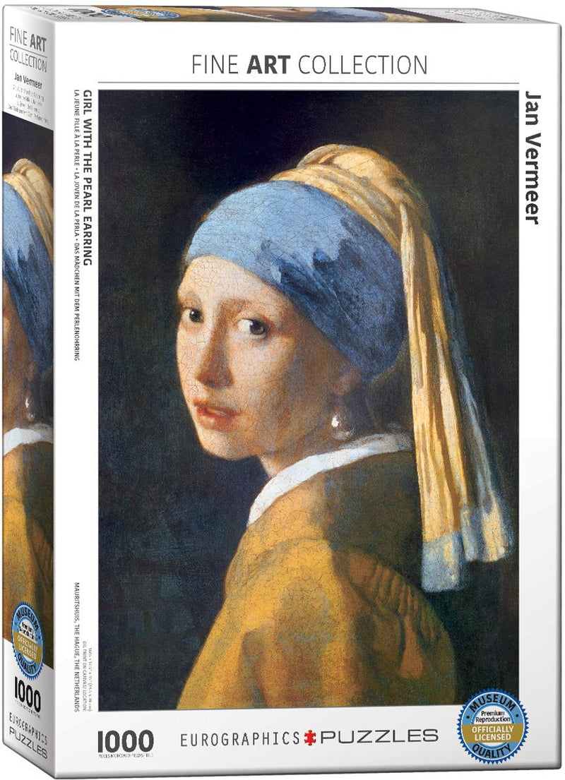 Eurographics 1000P Fille avec la boucle d'oreille perle par Vermeer