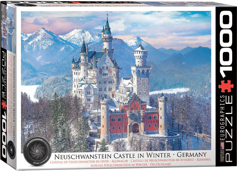 Eurographics 1000P Château de Neuschwanstein en hiver