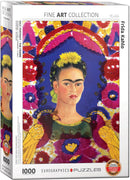 Eurographics 1000P Autoportrait Le Cadre par Frida Kahlo
