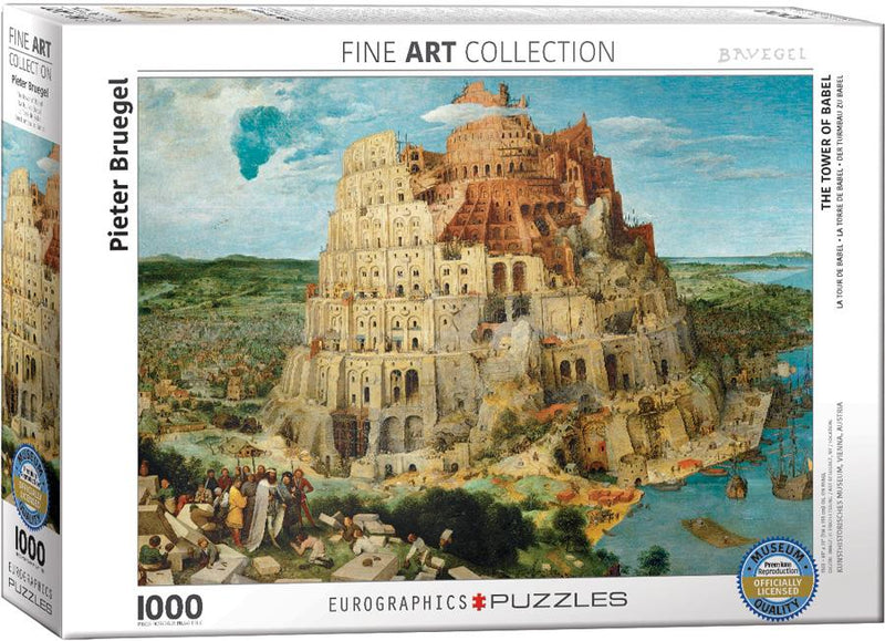 Eurographics 1000P La Tour De Babel par Pieter Bruegel