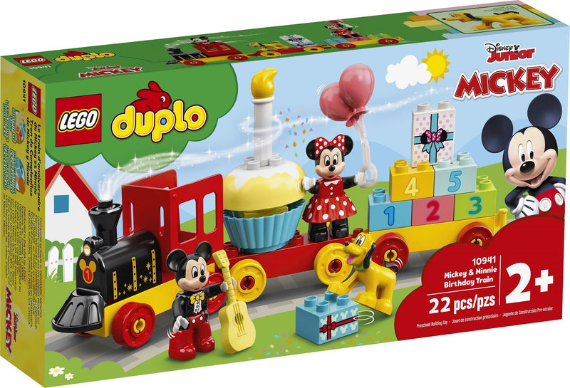 Lego Duplo Disney Le train d'anniversaire de Mickey et Minnie