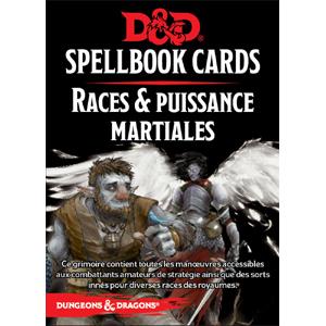 D&D 5e Ed. - Cartes de Sorts: Races & Puissances Martial (FR)