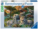 Ravensburger - 1500p: Loups au printemps