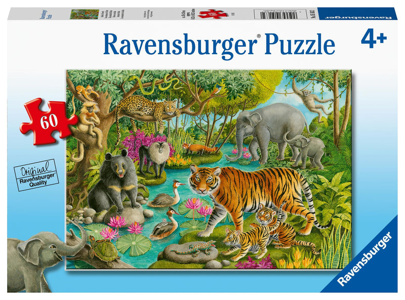 Puzzle Ravensburger 60P Animaux de l'Inde