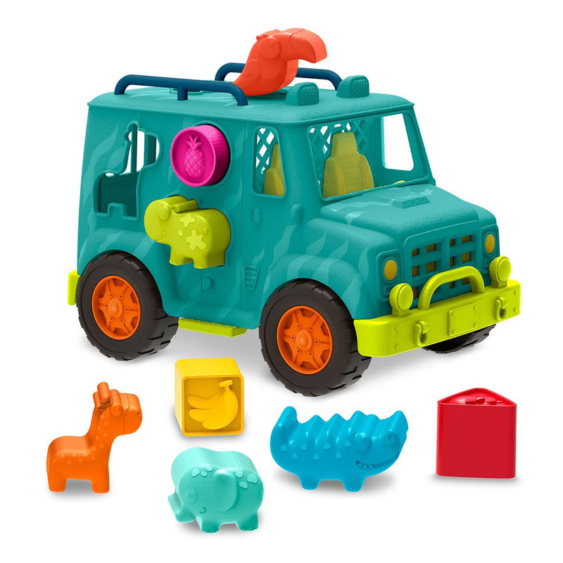 B.Toys - Happy Cruisers Camion à formes " Rollin' animal rescue"