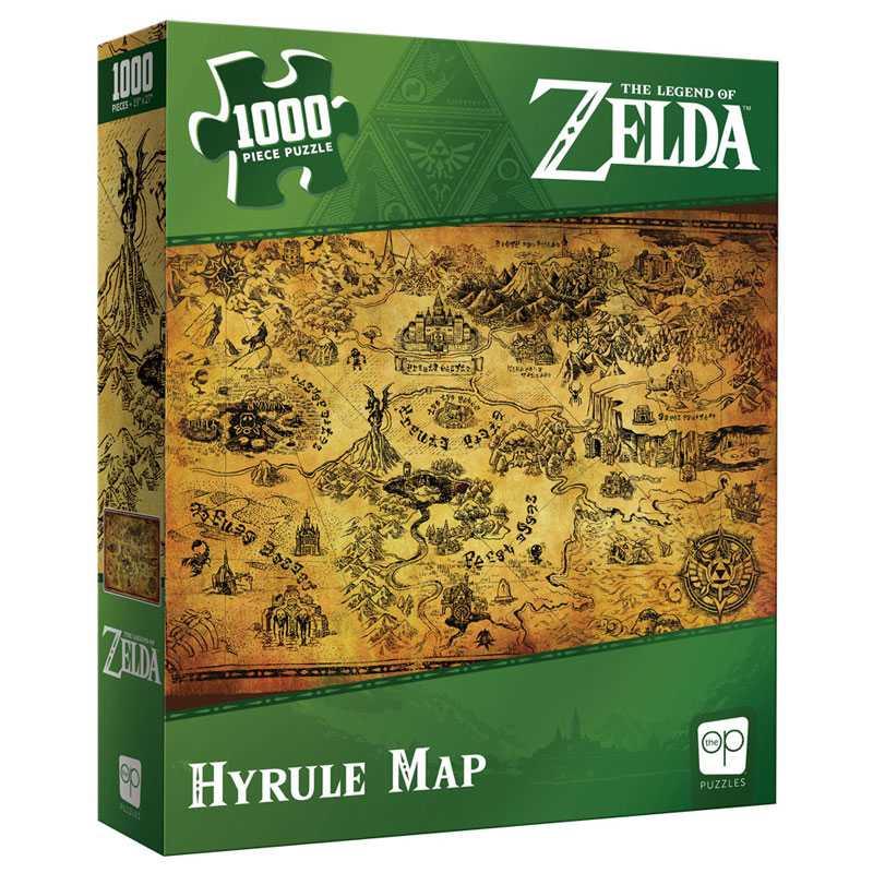 Puzzle 1000P The Legend of Zelda Hyrule Map
