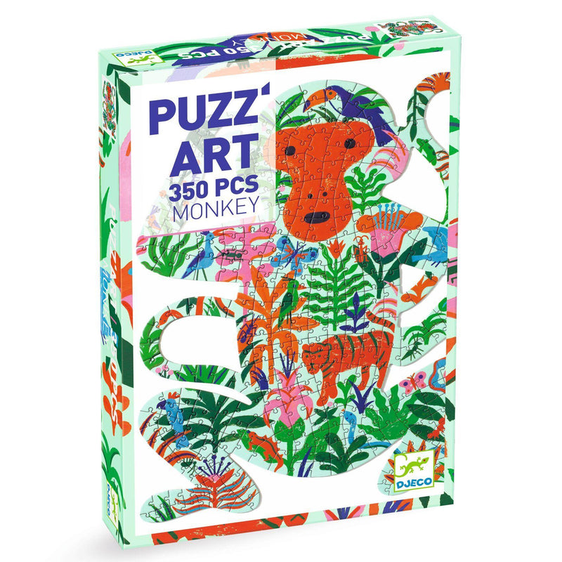 Puzzle Djeco 350P Puzzart Singe