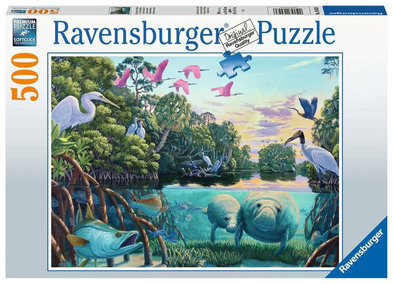 Puzzle Ravensburger 500P Balade de Lamantins