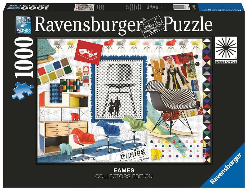 Puzzle Ravensburger 1000P Design Spectrum par Eames