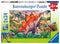 Puzzle Ravensburger 2X24P Mammouths et Dinosaures