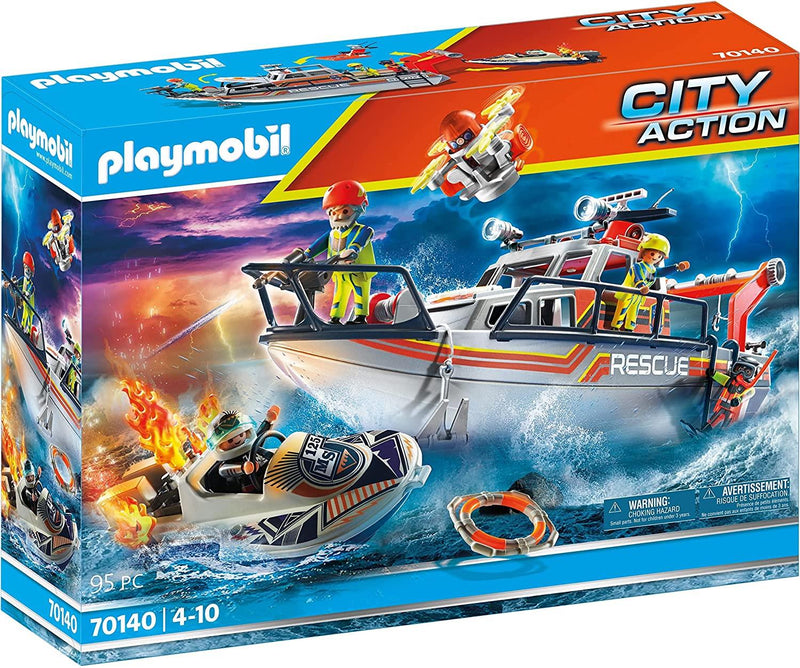 Playmobil City Action Bateau Général des Sauveteurs en Mer