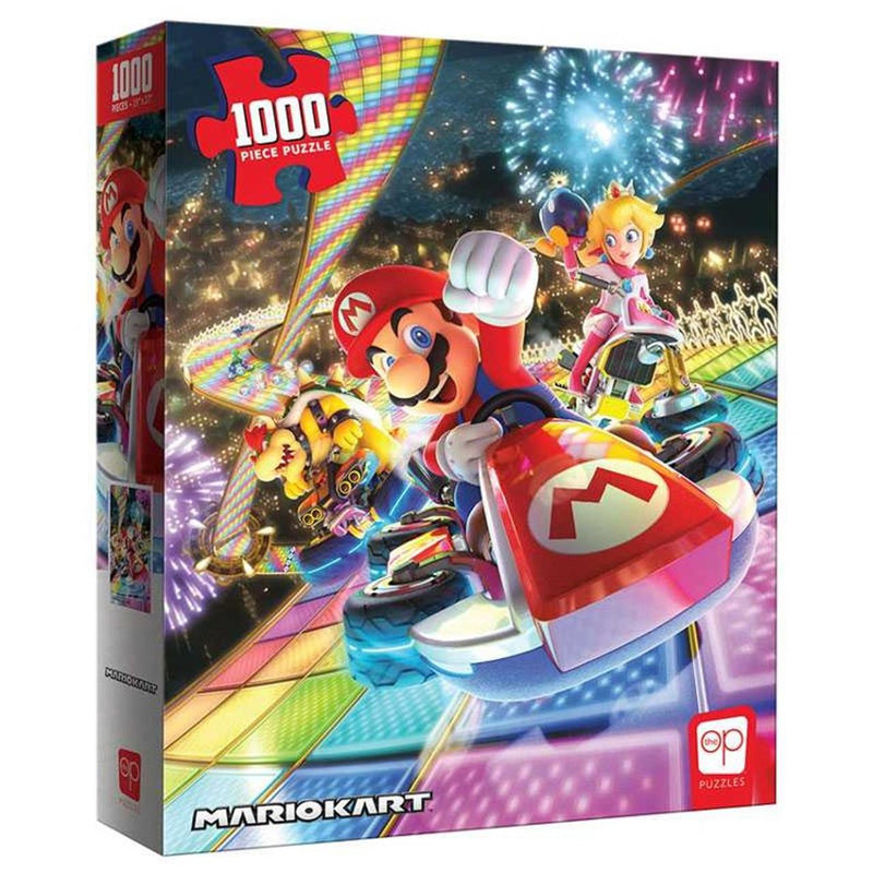 Puzzle 1000P Mario Kart Rainbow Road