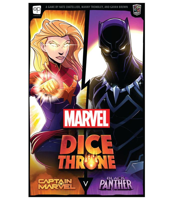 Dice Throne Marvel 2 Heros: Captaine Marvel & Black Panthère Version Anglaise