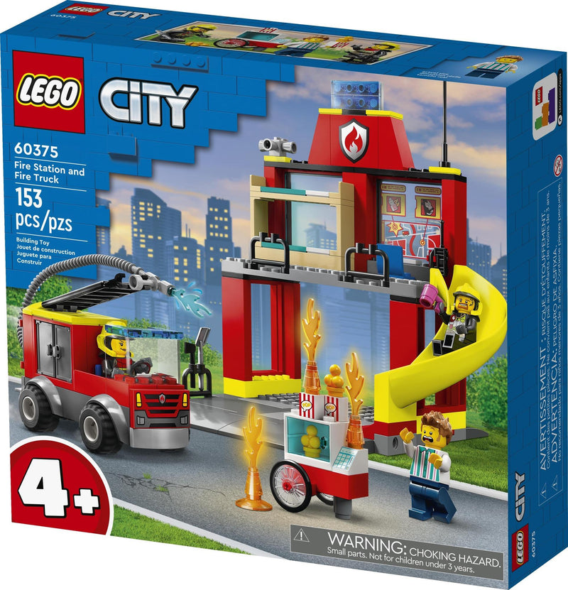 60375 - LEGO® City - La Caserne et le Camion des Pompiers LEGO